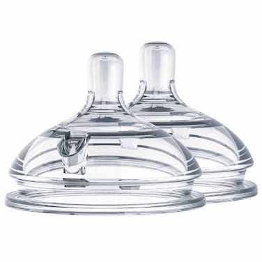 Comotomo Silicone Replacement Teat Variable Flow, 2 Pieces, 6+ Months