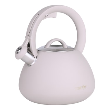 CuisineArt Jura Stainless Steel Whistling Tea Kettle Beige 3L