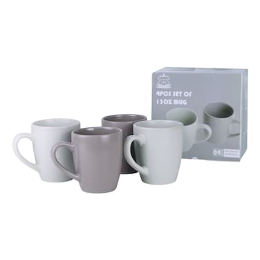 Shallow By S&amp;A Nordic Mug Set 385ml 4 PCS