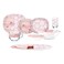 Luminarc Sweetline Dinner Set Naturestone Pink 38 PCS