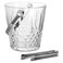 Kyra Glass Ice Bucket and Tong BT001 900ml