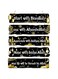 Outus Islamic Wall Sign Eid Ramadan Mubarak Decorations Start and End with Allah Wall Art Allah Pediment Inspirational Wooden Hanging Muslim Plaque for Islamic Home Eid Al Fitr Supplies (Black)