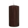Bolsius True Scents Ribbed Pillar Candle Oud Wood 120x58mm