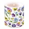 Ambiente Pansy All Over Printed Candle Small