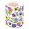 Ambiente Pansy All Over Printed Candle Large