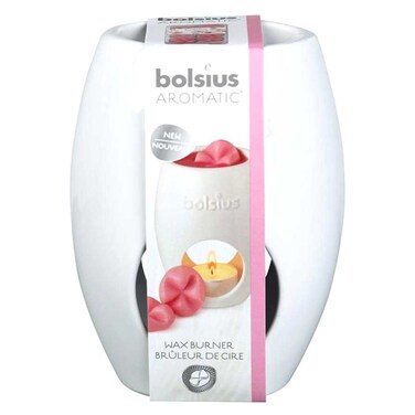 Bolsius Aromatic Ellipse Wax Melt Burner White