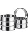 ARRITZ 6PCS Crumpet Rings, 3.15inch English Muffin Rings Double Rolled Stainless Steel Tart Rings for Baking, Round