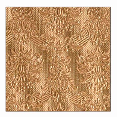 Ambiente Elegance Embossed Napkins Small Bronze