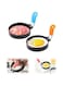 KASTWAVE Stainless Steel Egg Rings, 2 Pack Set for Cooking, Round Omelette Mold for Frying Eggs, Muffins, Pancakes, and Breakfast Sandwiches