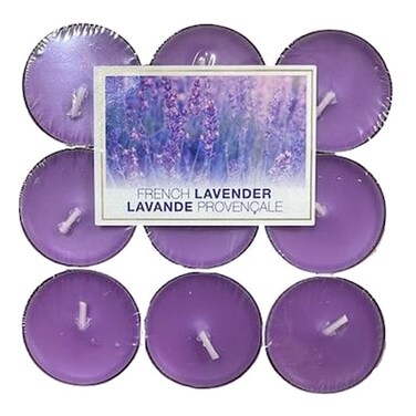 Bolsius Tea Lights Candles French Lavender 18 PCS