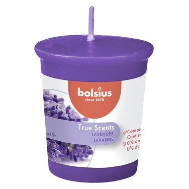 Bolsius True Scents Votive Candle Lavender 53x45mm