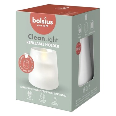 Bolsius Clean Light Refillable Holder Starter Kit