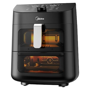 Midea Smart Air Fryer, MAD-110D2APK, Black, 11 L