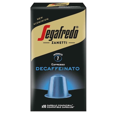 Segafredo Aluminium Espresso Decaffeinato Coffee Capsules, 51g