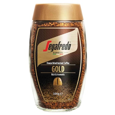 Segafredo Zanetti Gold Freeze Dried Instant Coffee, 100g