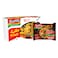 Indomie Instant Fried Noodles with Seasoning Powder and Sauce 80g Pack of 10 + Hot Spicy Chicken Fried Noodles 80g