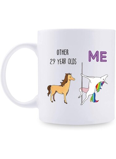 shefine 29th Birthday Gifts for Women - 1994 Birthday Gifts for Women, 29 Years Old Birthday Gifts Coffee Mug for Mom, Wife, Friend, Sister, Her, Colleague, Coworker - 11oz
