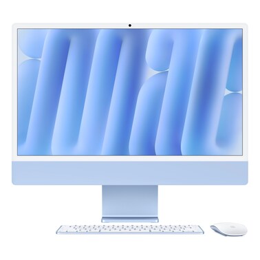 Apple iMac All-in-One Desktop With 24-Inch Display Apple M4 Chip Processor 16GB RAM 512GB SSD Blue