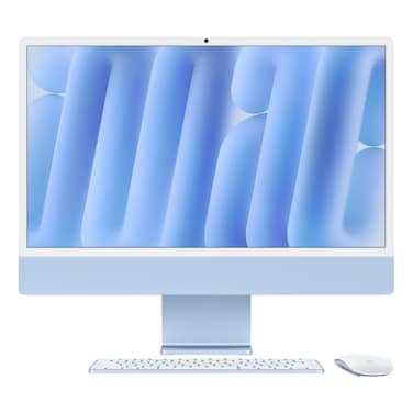 Apple iMac All-in-One Desktop With 24-Inch Display Apple M4 Chip Processor 16GB RAM 256GB SSD Blue English