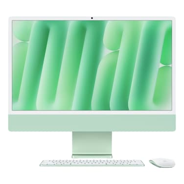 Apple iMac All-in-One Desktop With 24-Inch Display Apple M4 Chip Processor 24GB RAM 512GB SSD Green Arabic