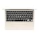 Apple MacBook Air Laptop With 15-Inch Display Apple M3 Chip Processor 24GB RAM 512GB SSD Starlight Arabic/English Keyboard MC9K4AB/A