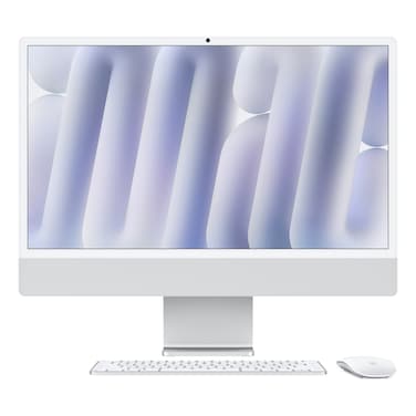 Apple iMac All-in-One Desktop With 24-Inch Display Apple M4 Chip Processor 16GB RAM 512GB SSD Silver