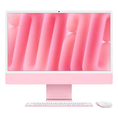 Apple iMac All-in-One Desktop With 24-Inch Display Apple M4 Chip Processor 24GB RAM 512GB SSD Pink Arabic