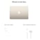 Apple MacBook Air 13 Inch, 16GB RAM, 256GB SSD, Starlight (M2 Chip, 8-Core CPU And 8-Core GPU, English/Arabic Keyboard, MC7W4AB/A)