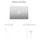 Apple MacBook Air Laptop With 13-Inch Display Apple M2 Chip Processor 16GB RAM 256GB SSD, English/Arabic Keyboard, Silver