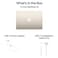 Apple MacBook Air Laptop With 13-Inch Display Apple M3 Chip Processor 24GB RAM 512GB SSD Starlight Arabic/English Keyboard MC8P4AB/A