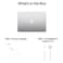 Apple MacBook Air Laptop With 15-Inch Display Apple M3 Chip Processor 16GB RAM 256GB SSD Silver English Keyboard MC9E4ZS/A