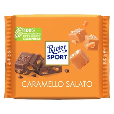 Ritter Sport Salted Caramel Chocolate, 100g
