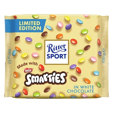 Ritter Sport Smarties in White Chocolate, 100g