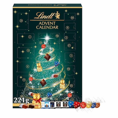 Lindt Chocolate Christmas Tree Advent Calendar 221g