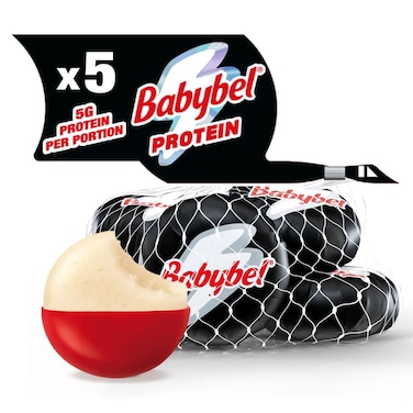 Mini Babybel Protein Cheese Snack, Pack of 5 pieces, 100g