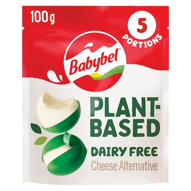 Babybel Mini Plant-Based Dairy Free Cheese Alternative 5 Portions 100g