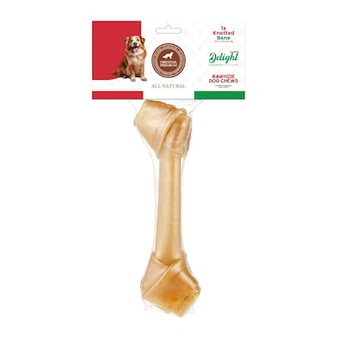 Delight Knotted Bone Rawhide Dog Chews 90g