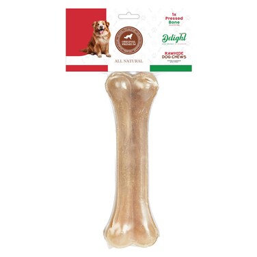 Delight Pressed Bone Rawhide Dog Chews 100g