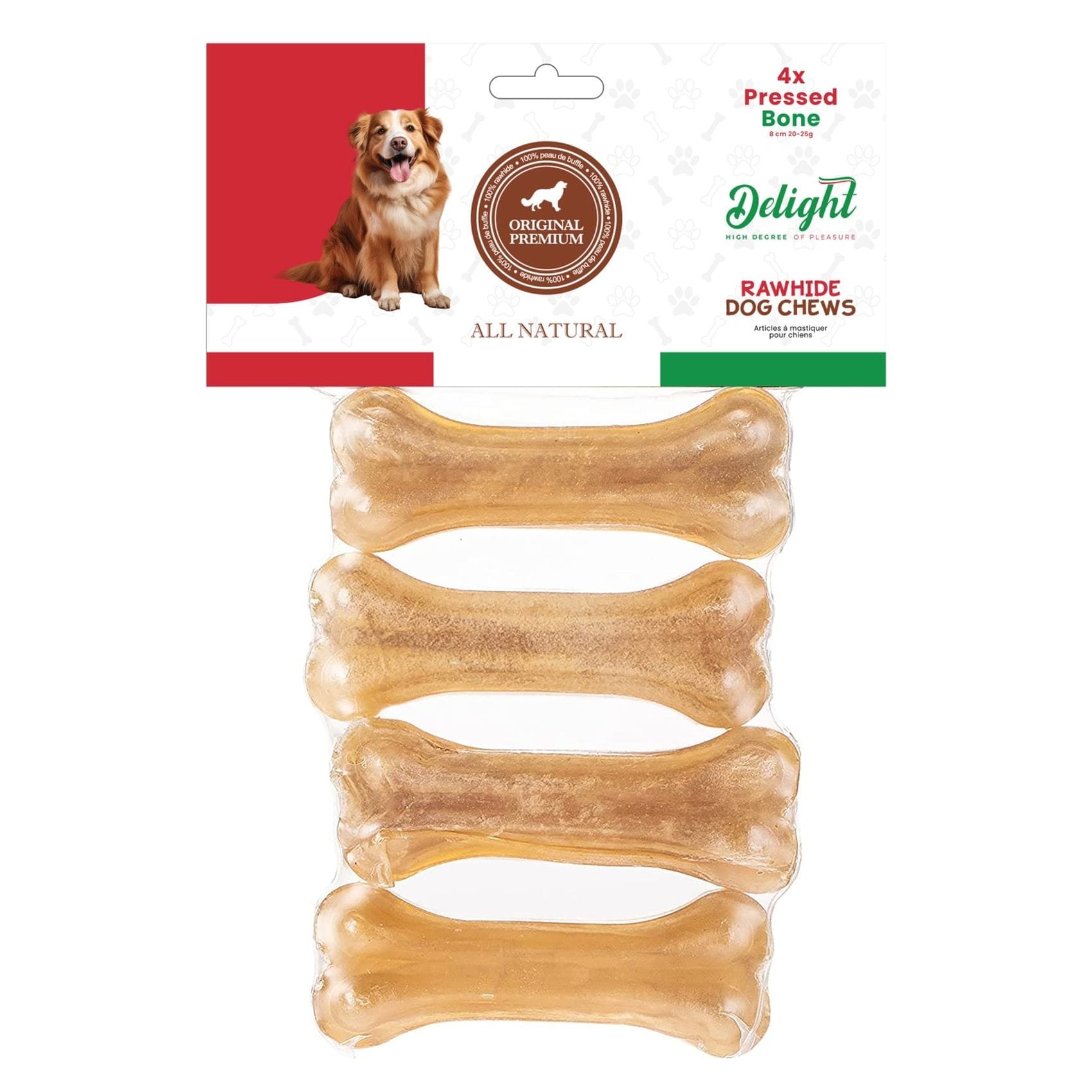 Gateries Pour Chien Dentley's Rawhide Alternative Peanut Butter