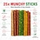 Delight Munchy Stick Rawhide Dog Chews 25 Stick 5inch 8 to 9mm