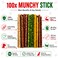 Delight Munchy Stick Rawhide Dog Chews 100 Stick 5inch 8 to 9mm
