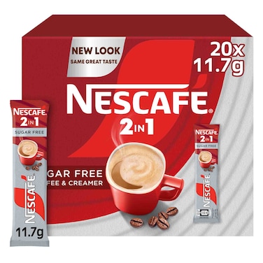 Nescafe 2in1 Coffee Mix, 11.7g Pack of 20