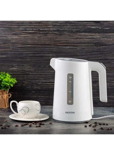 Krypton Electric Kettle, White, 1.7L, Knk5277
