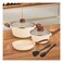 Kitchen Master Non-Stick Forged Cookware Set Beige 7 PCS