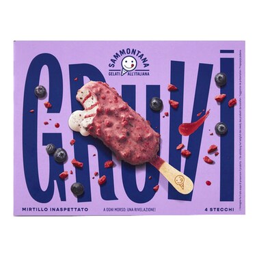 Sammontana Gruvi Blueberry Ice Cream Bar 240g