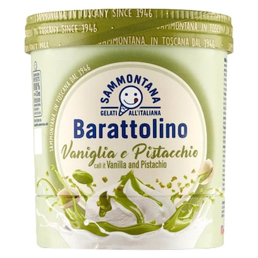 Sammontana Barattolino Vanilla and Pistachio Ice Cream 500g
