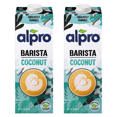 ألبرو باريستا مشروب جوز الهند 1 لتر  حزمة من قطعتين