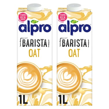 Alpro Barista Oat Drink 1L Pack of 2