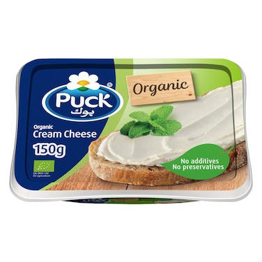 Puck Organic Cream Cheese Spread, 150g