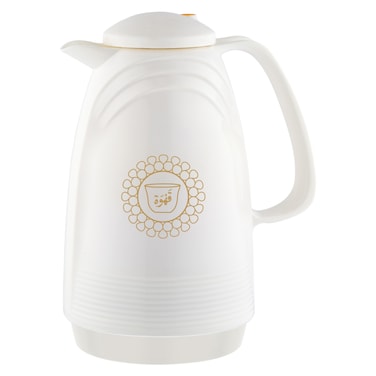 ضيافة إبريق مفرغ من الهواء 1 لتر- أبيض